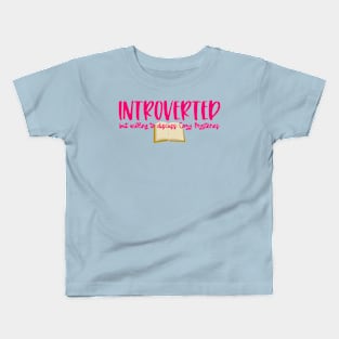 Cozy Mystery Introvert Kids T-Shirt